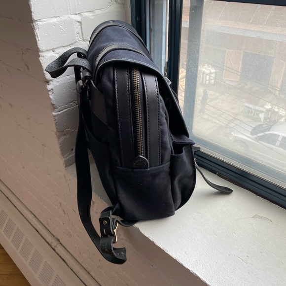 Filson BLACK Rugged Twill Rucksack Backpack - Picture 4 of 9